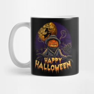 Happy Halloween Autumn Horror Pumpkin Witches Moon Movie Classic Mug